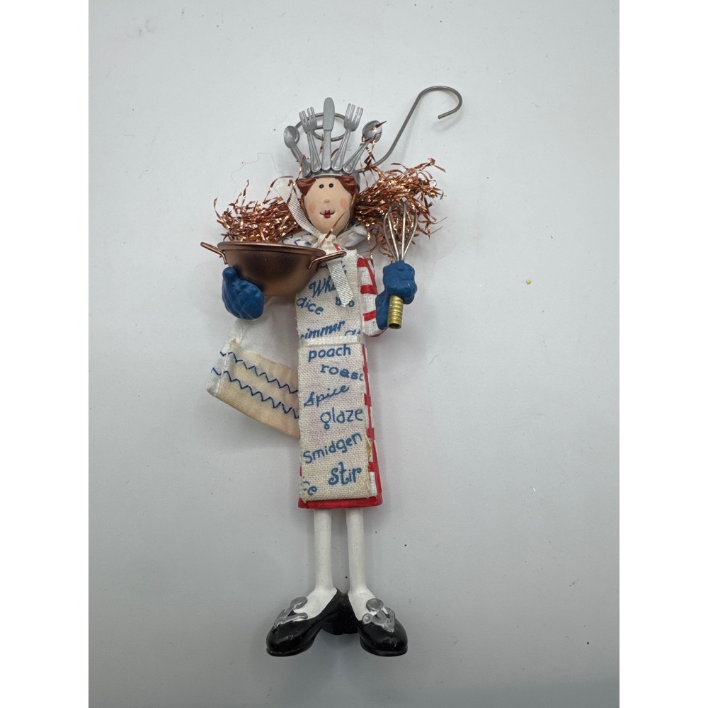 Hallmark Keepsake Queen of Cuisine Ornament Sue Tague Chef Cooking 2004 0227